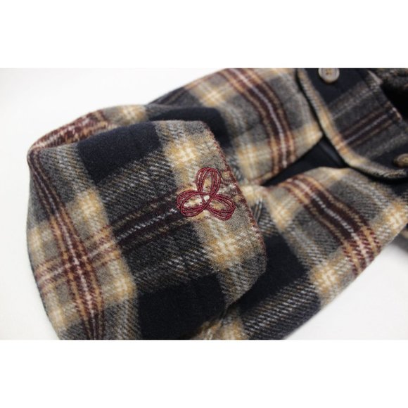 TNA Aritzia women's plaid wool hooded bomber jacket‎ XS - Picture 7 of 16